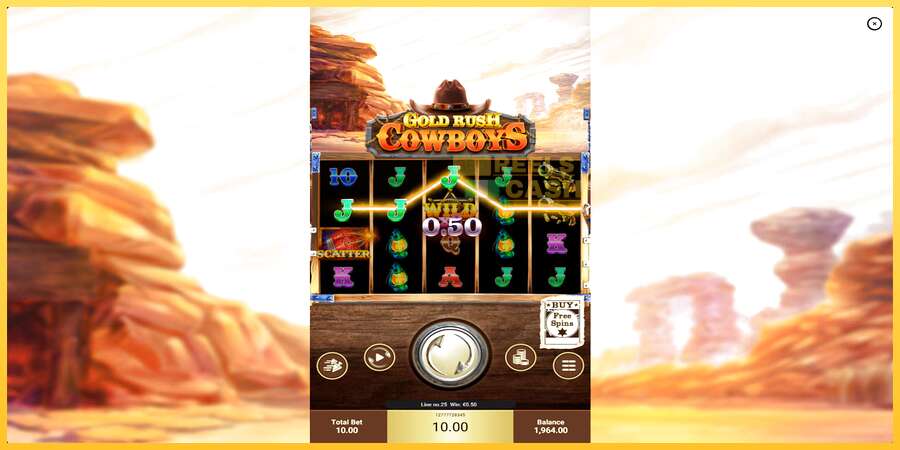 Gold Rush Cowboys акча үчүн оюн машинасы, сүрөт 4