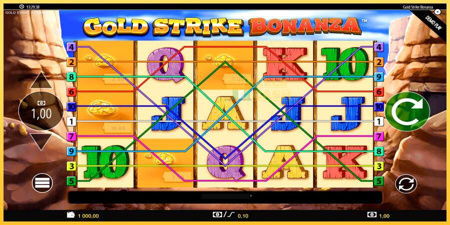 Gold Strike Bonanza акча үчүн оюн машинасы, сүрөт 1