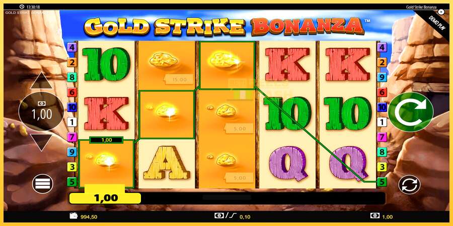 Gold Strike Bonanza акча үчүн оюн машинасы, сүрөт 3