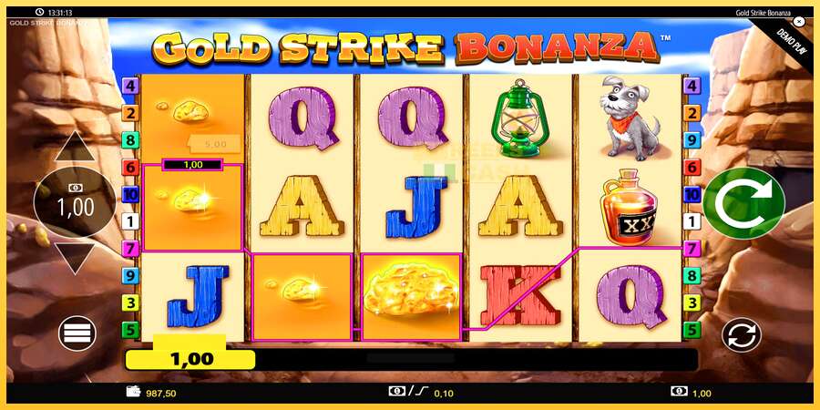 Gold Strike Bonanza акча үчүн оюн машинасы, сүрөт 5