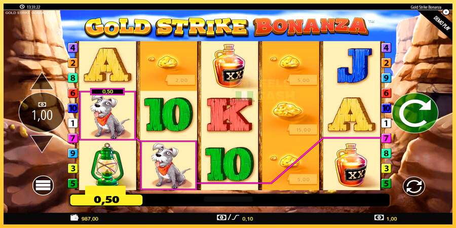 Gold Strike Bonanza акча үчүн оюн машинасы, сүрөт 6