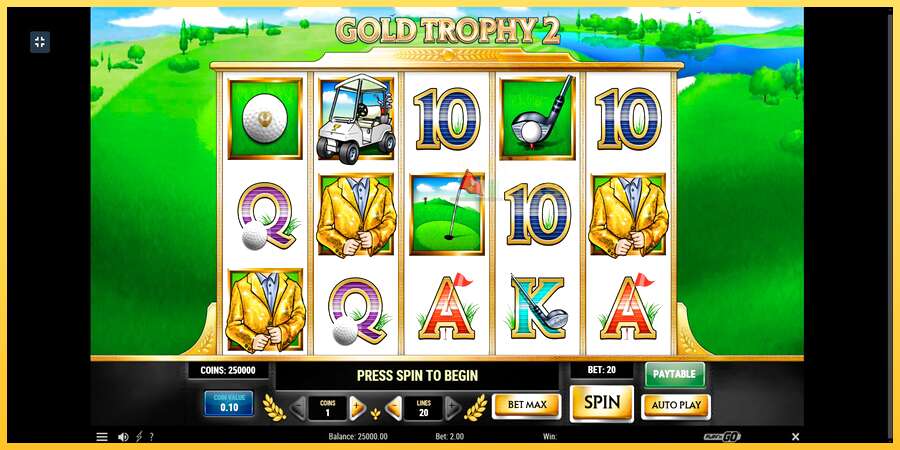 Gold Trophy 2 акча үчүн оюн машинасы, сүрөт 1