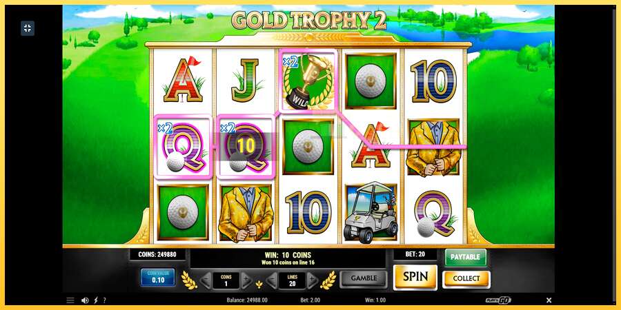 Gold Trophy 2 акча үчүн оюн машинасы, сүрөт 2