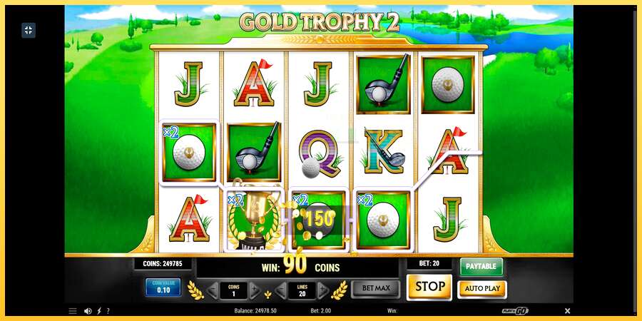 Gold Trophy 2 акча үчүн оюн машинасы, сүрөт 4