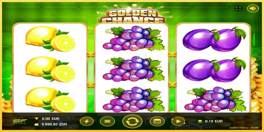 Golden Chance акча үчүн оюн машинасы, сүрөт 1