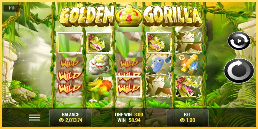 Golden Gorilla акча үчүн оюн машинасы, сүрөт 2