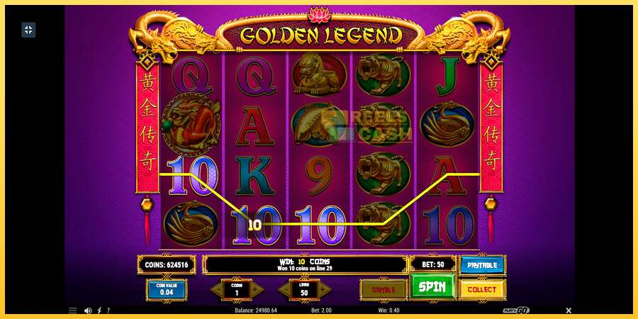 Golden Legend акча үчүн оюн машинасы, сүрөт 3