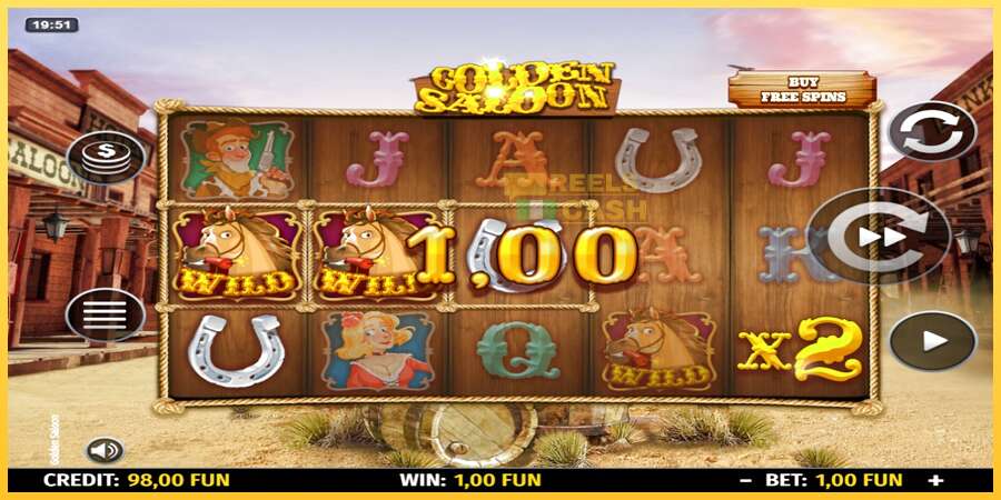 Golden Saloon акча үчүн оюн машинасы, сүрөт 3