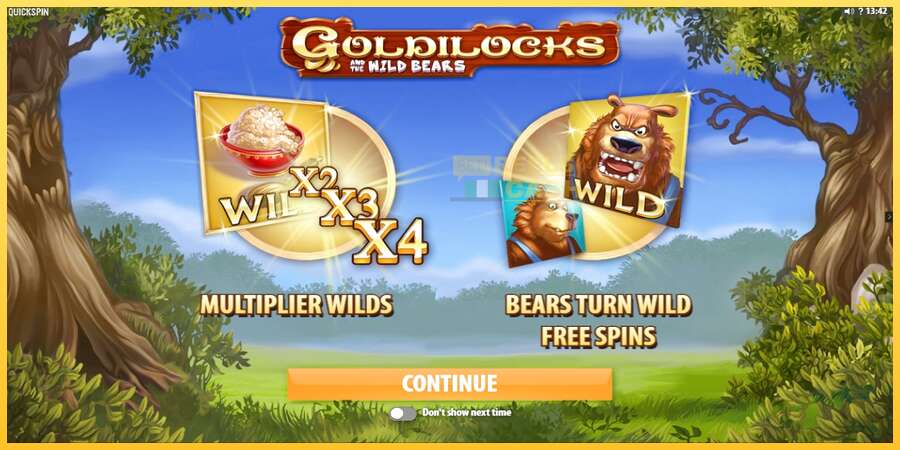 Goldilocks and the Wild Bears акча үчүн оюн машинасы, сүрөт 1