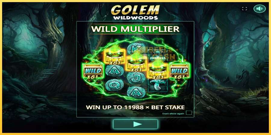 Golem Wildwoods акча үчүн оюн машинасы, сүрөт 1