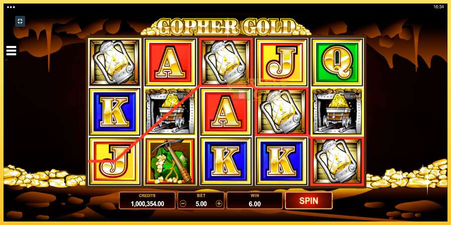 Gopher Gold акча үчүн оюн машинасы, сүрөт 4