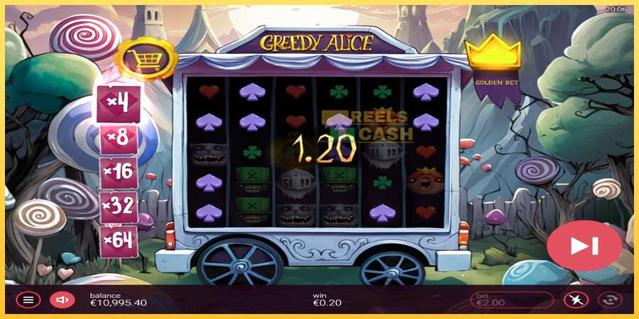 Greedy Alice акча үчүн оюн машинасы, сүрөт 3