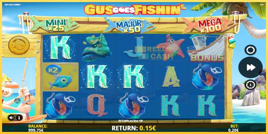 Gus Goes Fishin акча үчүн оюн машинасы, сүрөт 3