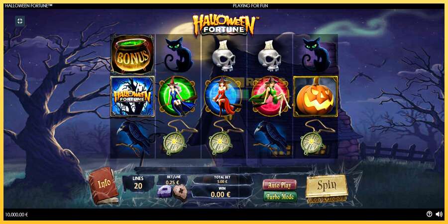 Halloween Fortune акча үчүн оюн машинасы, сүрөт 1