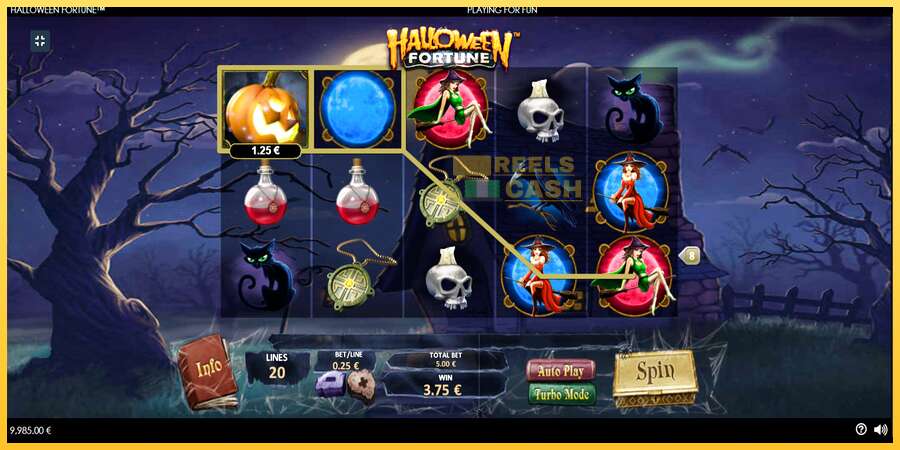 Halloween Fortune акча үчүн оюн машинасы, сүрөт 3