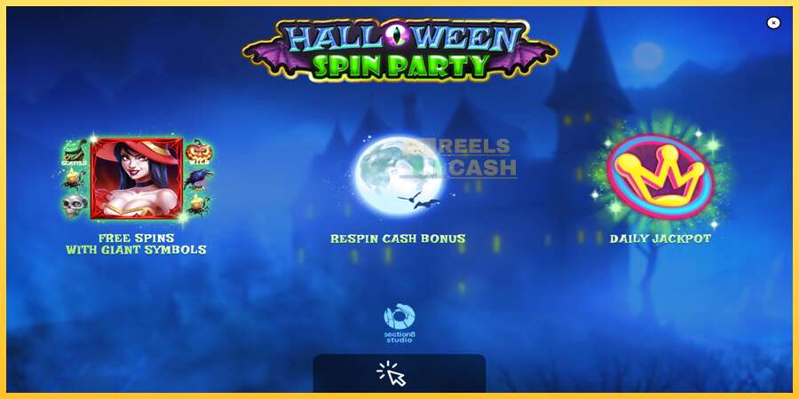 Halloween Spin Party акча үчүн оюн машинасы, сүрөт 1