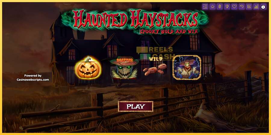 Haunted Haystacks - Spooky Hold and Win акча үчүн оюн машинасы, сүрөт 1