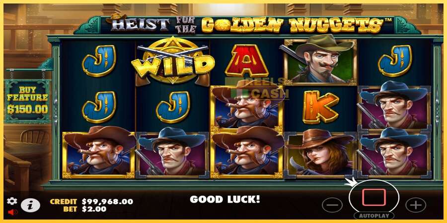 Heist for the Golden Nuggets акча үчүн оюн машинасы, сүрөт 3