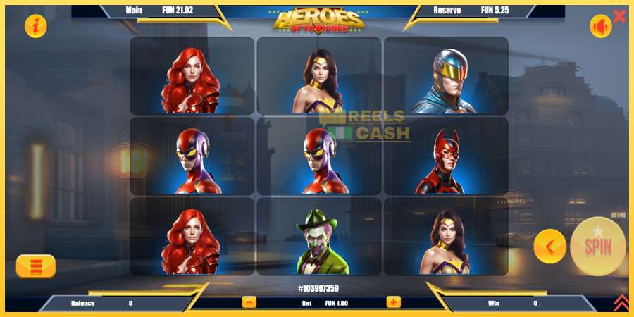 Heroes of Fortune акча үчүн оюн машинасы, сүрөт 2