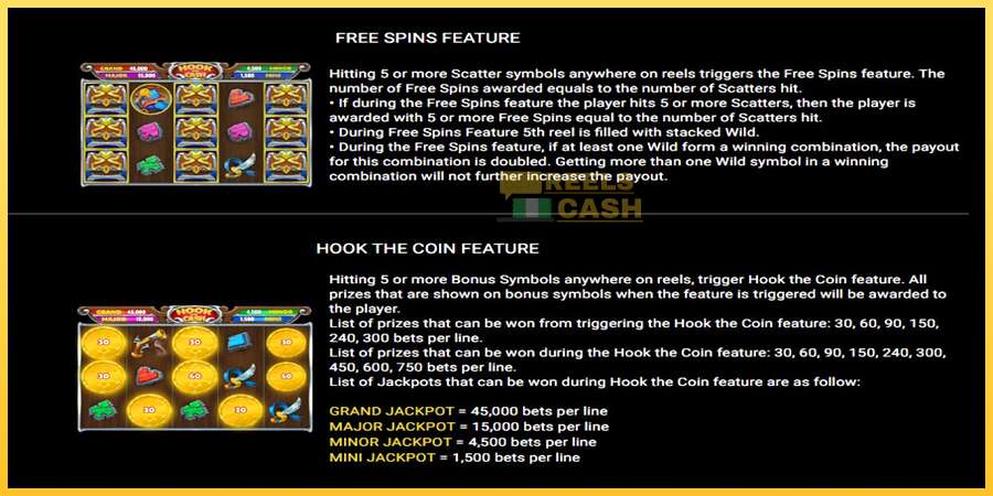 Hook the Cash акча үчүн оюн машинасы, сүрөт 7