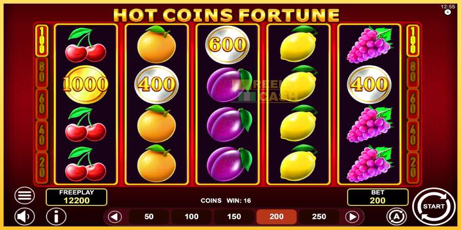 Hot Coins Fortune акча үчүн оюн машинасы, сүрөт 2