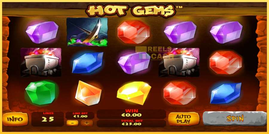 Hot Gems акча үчүн оюн машинасы, сүрөт 1