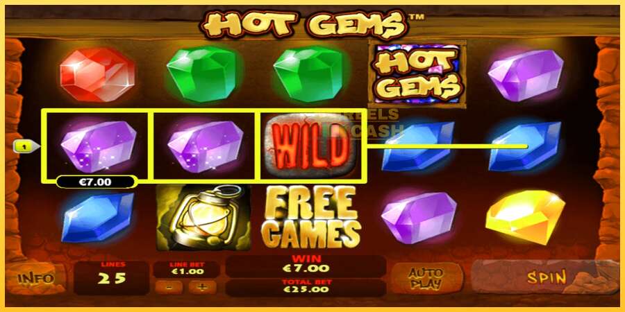 Hot Gems акча үчүн оюн машинасы, сүрөт 2