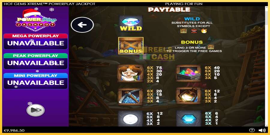 Hot Gems Xtreme PowerPlay Jackpot акча үчүн оюн машинасы, сүрөт 4