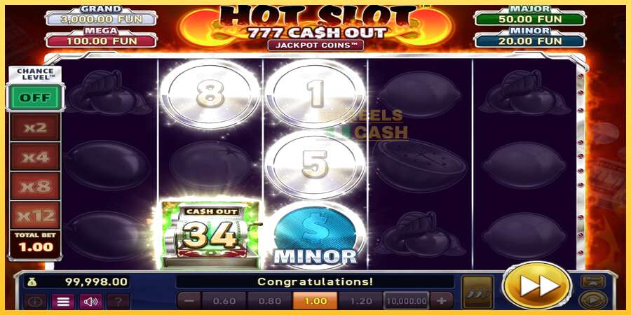 Hot Slot: 777 Cash Out Grand Platinum Edition акча үчүн оюн машинасы, сүрөт 2