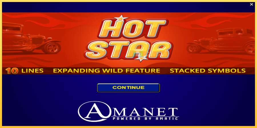 Hot Star акча үчүн оюн машинасы, сүрөт 1