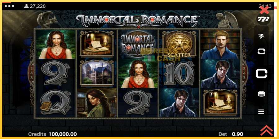 Immortal Romance акча үчүн оюн машинасы, сүрөт 2