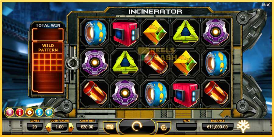 Incinerator акча үчүн оюн машинасы, сүрөт 2