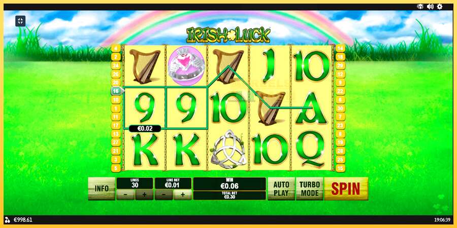 Irish Luck акча үчүн оюн машинасы, сүрөт 3