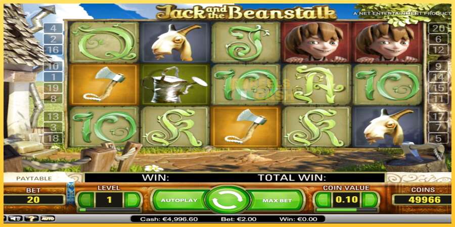 Jack’s Beanstalk акча үчүн оюн машинасы, сүрөт 2