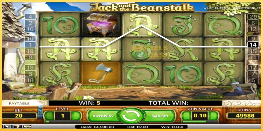 Jack’s Beanstalk акча үчүн оюн машинасы, сүрөт 3