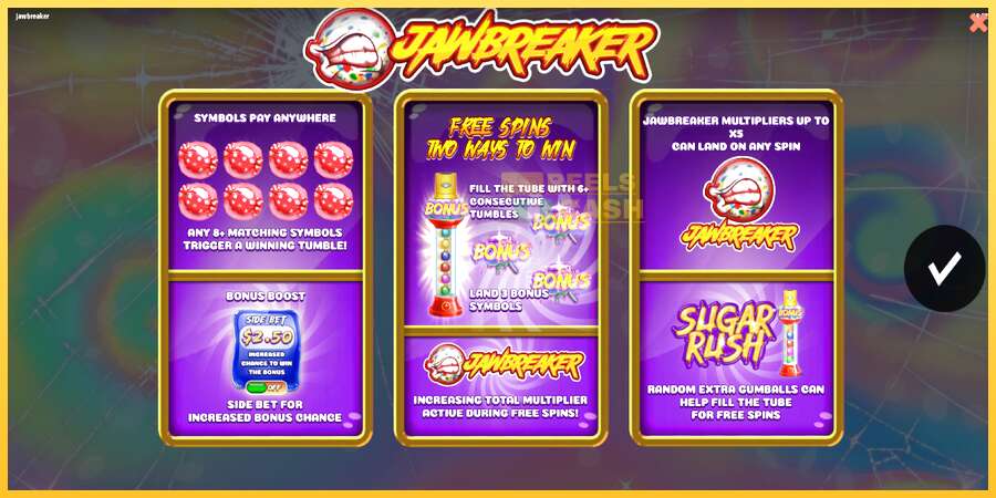 Jawbreaker акча үчүн оюн машинасы, сүрөт 1