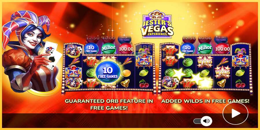 Jesters Vegas Experience акча үчүн оюн машинасы, сүрөт 1