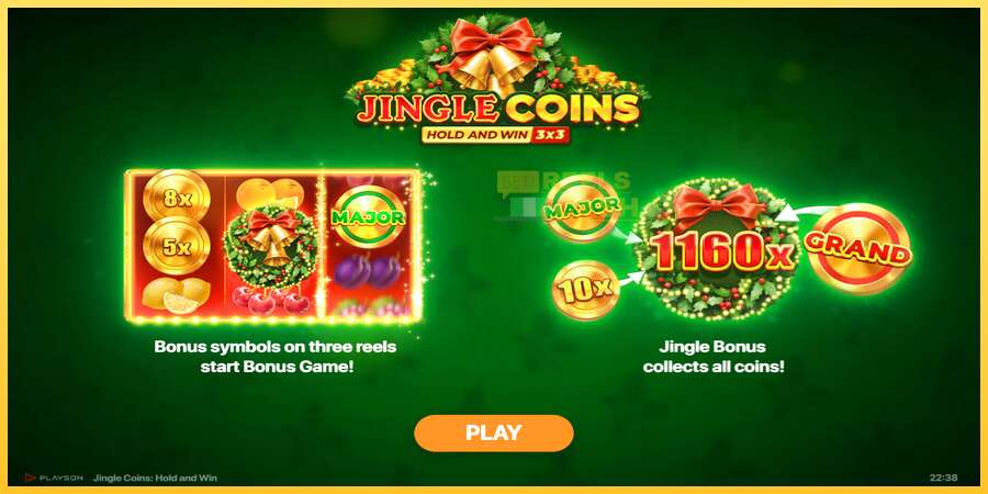 Jingle Coins акча үчүн оюн машинасы, сүрөт 1