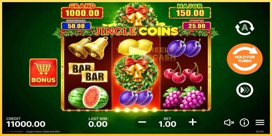 Jingle Coins акча үчүн оюн машинасы, сүрөт 2