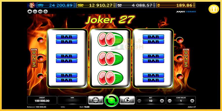 Joker 27 акча үчүн оюн машинасы, сүрөт 1