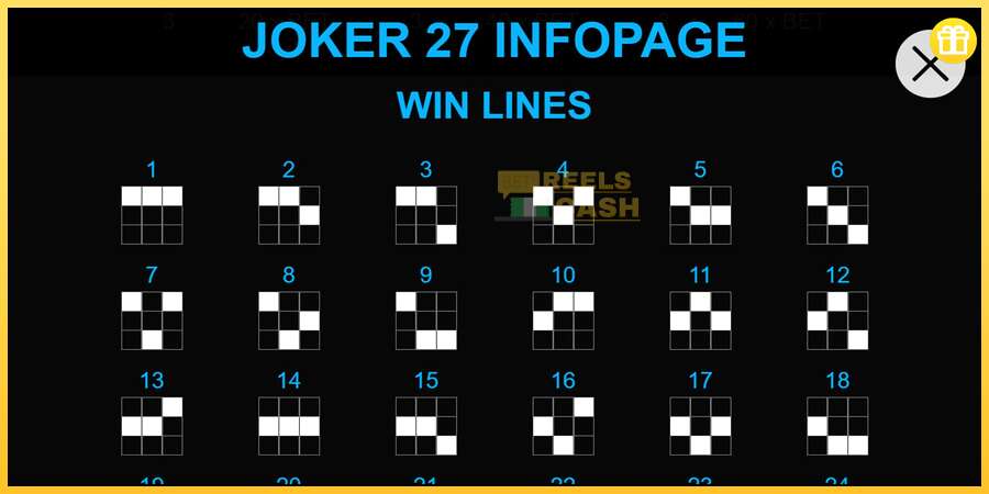 Joker 27 акча үчүн оюн машинасы, сүрөт 3