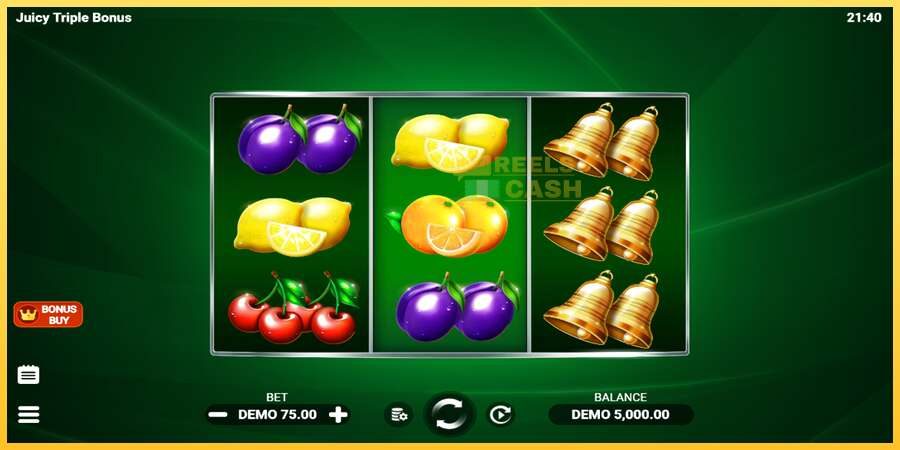 Juicy Triple Bonus акча үчүн оюн машинасы, сүрөт 2