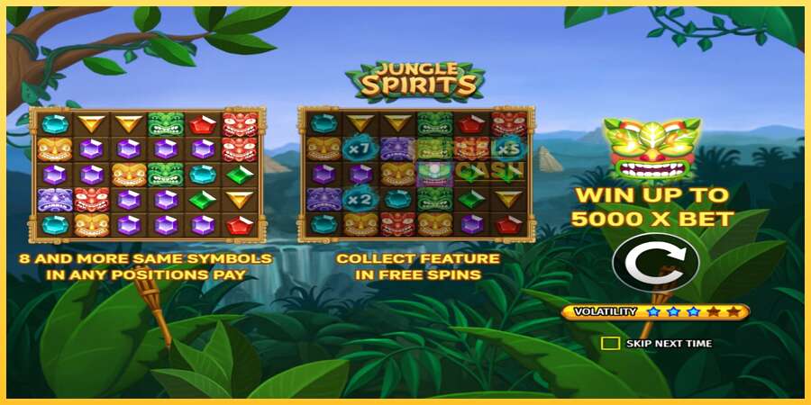 Jungle Spirits акча үчүн оюн машинасы, сүрөт 1