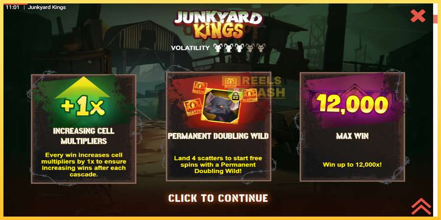 Junkyard Kings акча үчүн оюн машинасы, сүрөт 1