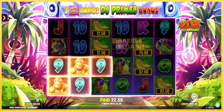 King Kong Cash DJ Prime8 Rapid Fire Jackpots акча үчүн оюн машинасы, сүрөт 3