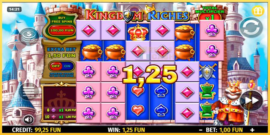 Kingdom Riches акча үчүн оюн машинасы, сүрөт 2