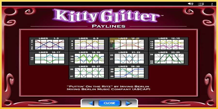 Kitty Glitter акча үчүн оюн машинасы, сүрөт 7