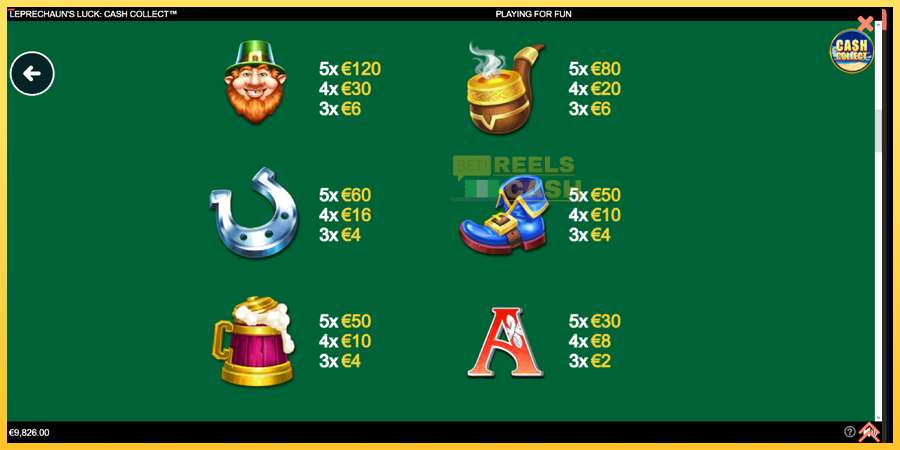 Leprechauns Luck Cash Collect Megaways PowerPlay Jackpot акча үчүн оюн машинасы, сүрөт 5