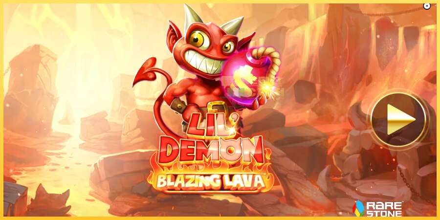 Lil Demon Blazing Lava акча үчүн оюн машинасы, сүрөт 1