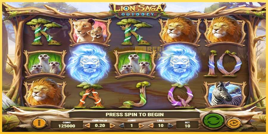 Lion Saga Odyssey акча үчүн оюн машинасы, сүрөт 1